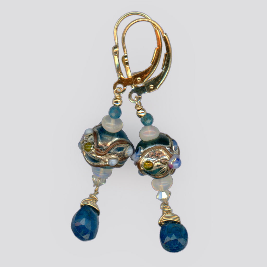 Matalatzin — Apatite, Opal and Rose Bead Necklace