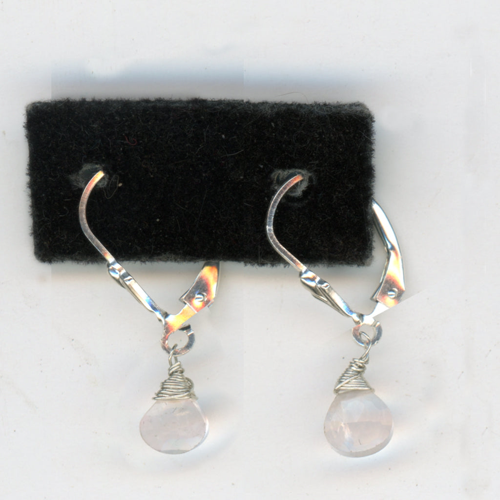 Rose Quartz Earrings