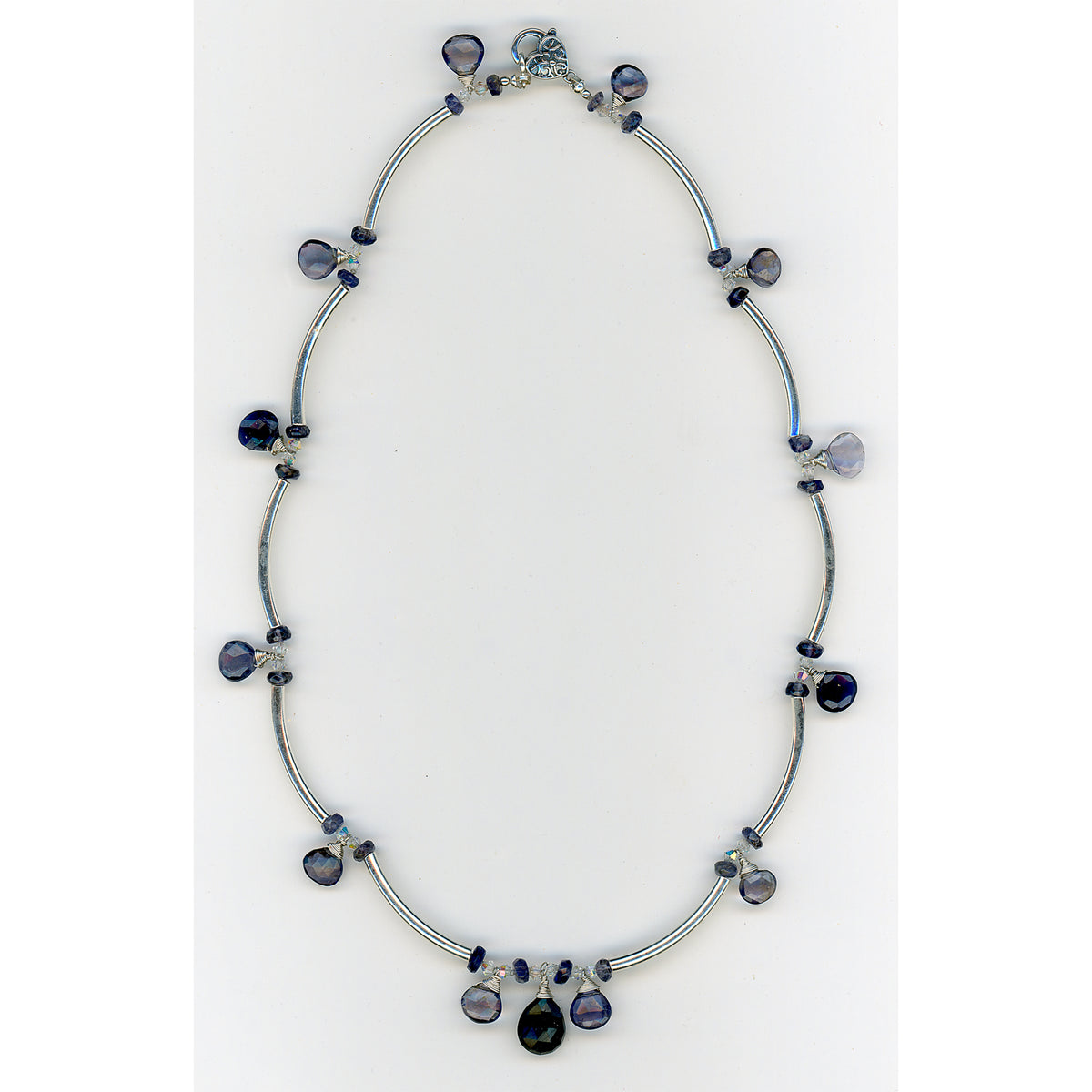 Iolite & Silver Necklace