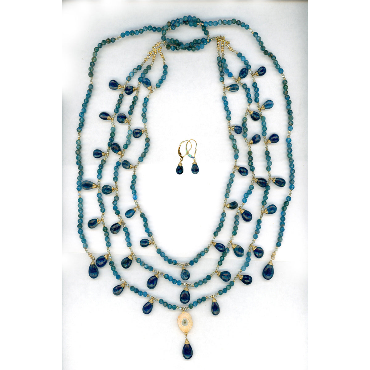 The Bluest Eye — Apatite Necklace Set