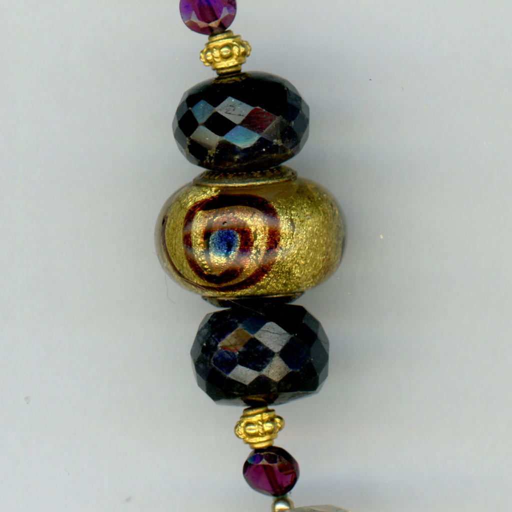 Miró Otoño — Miró Glass and Gemstone Necklace