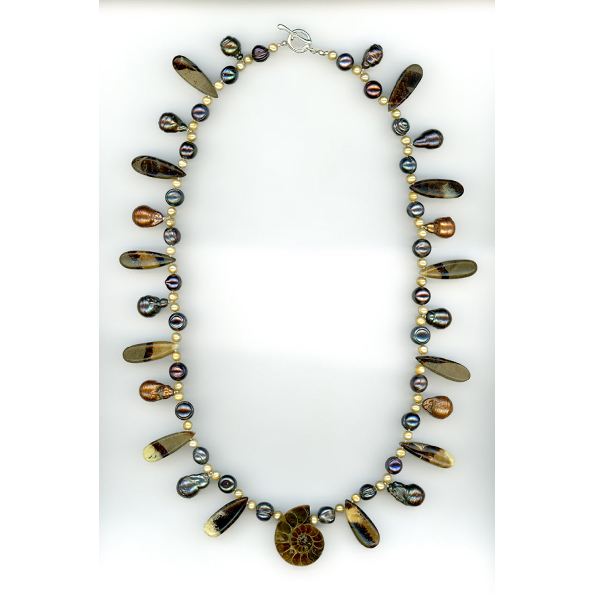 Timeless — Ammonite and Septarian Necklace