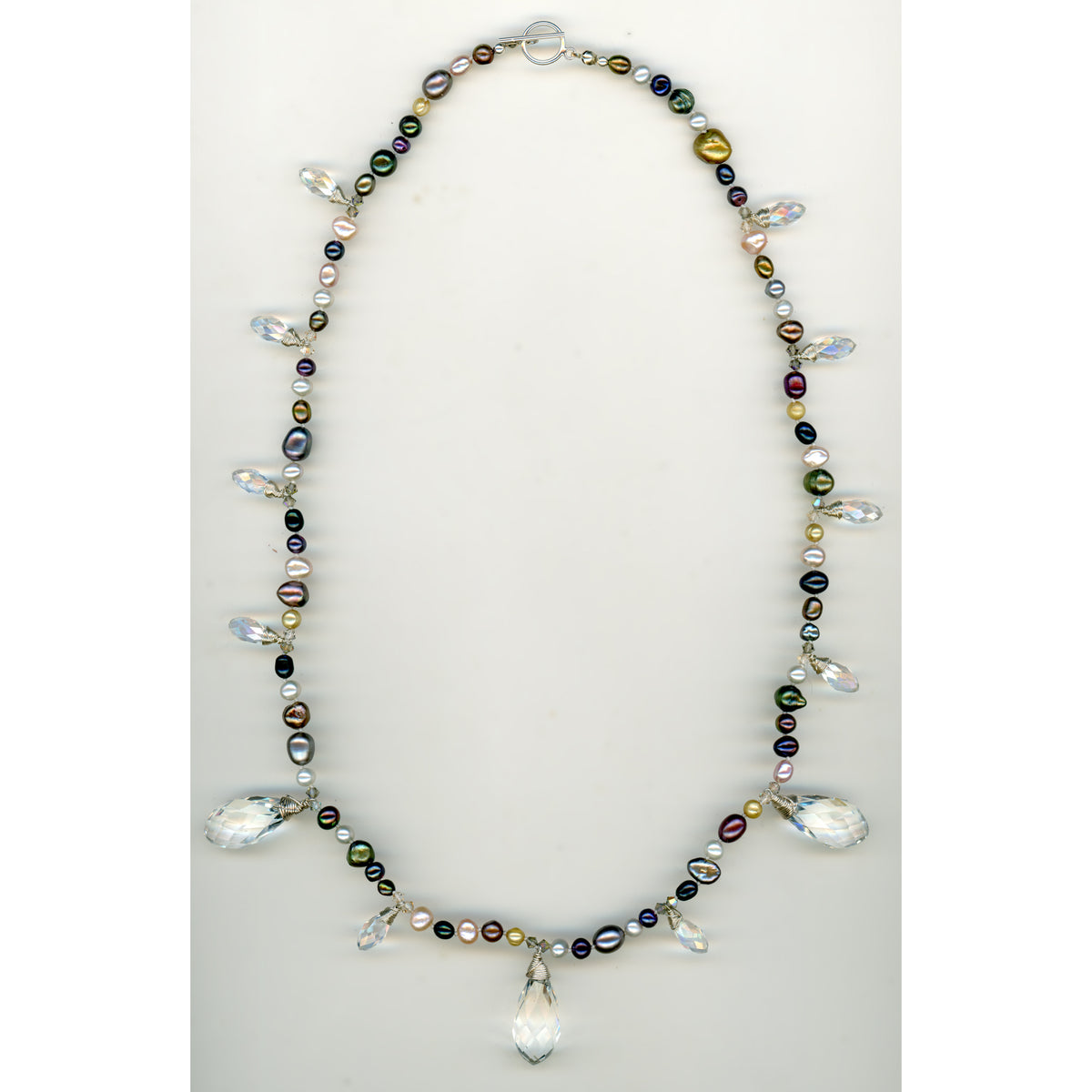 Amazing Pearl and Crystal Necklace