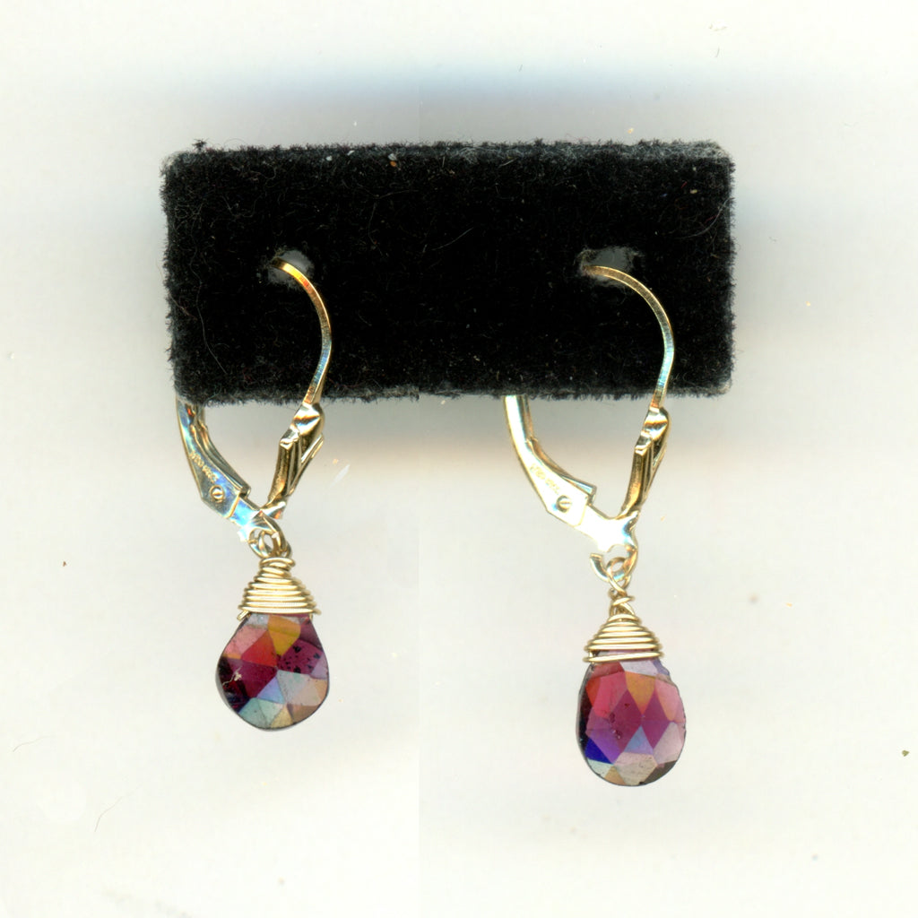 India Garnet Earrings