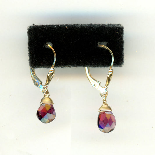 India Garnet Earrings