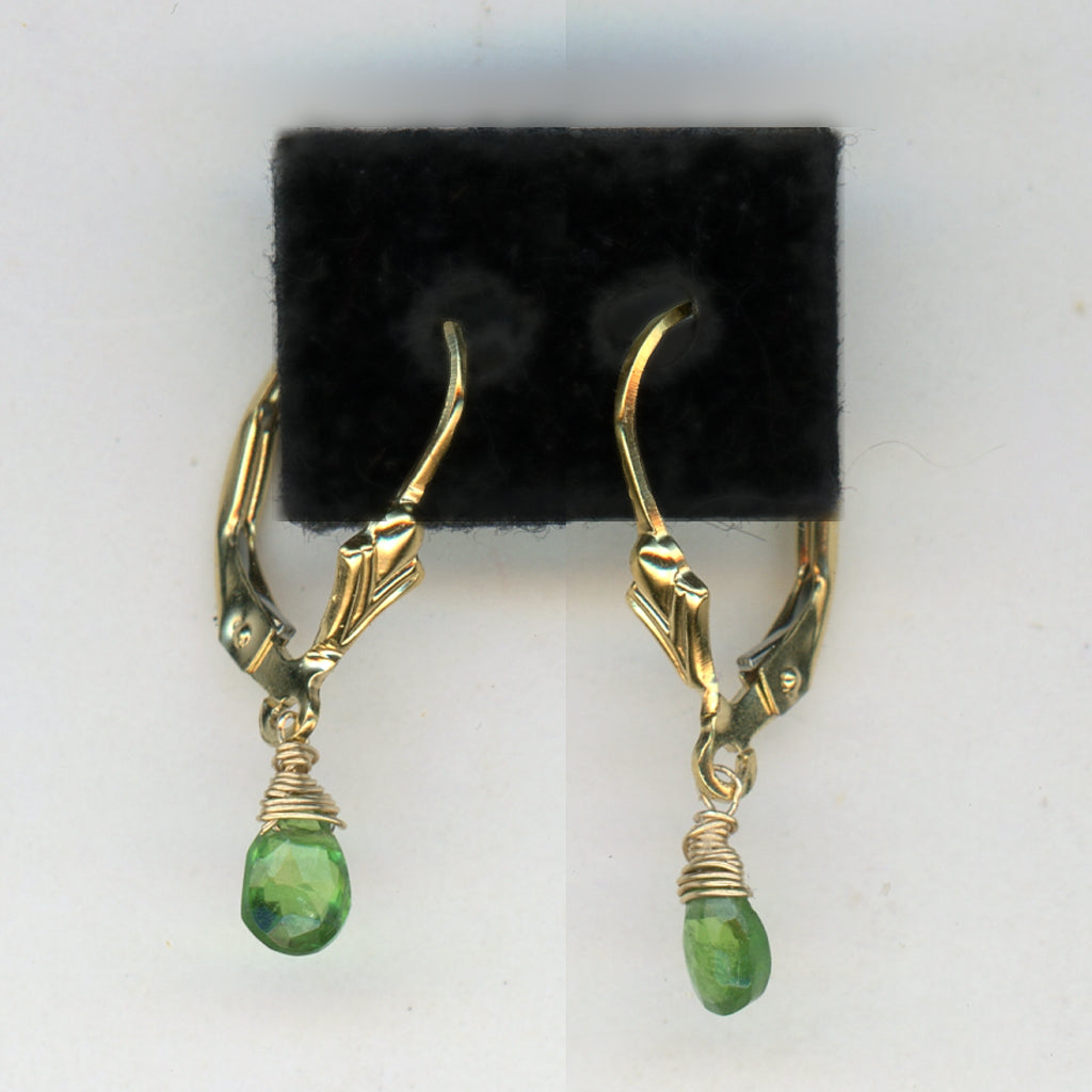 Tsavorite Garnet Earrings