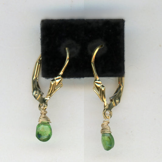 Tsavorite Garnet Earrings