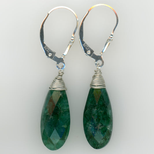 Emerald Drop Earrings