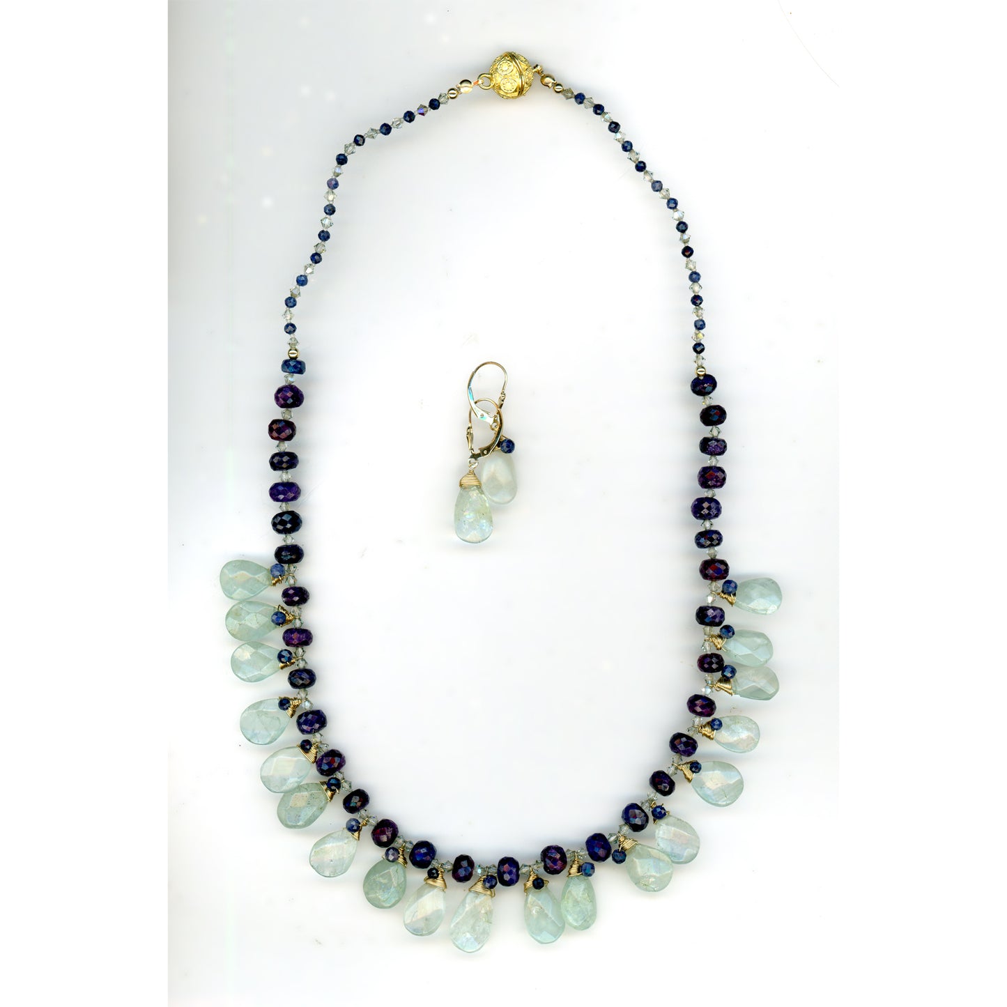 Sapphire and Aquamarine Set