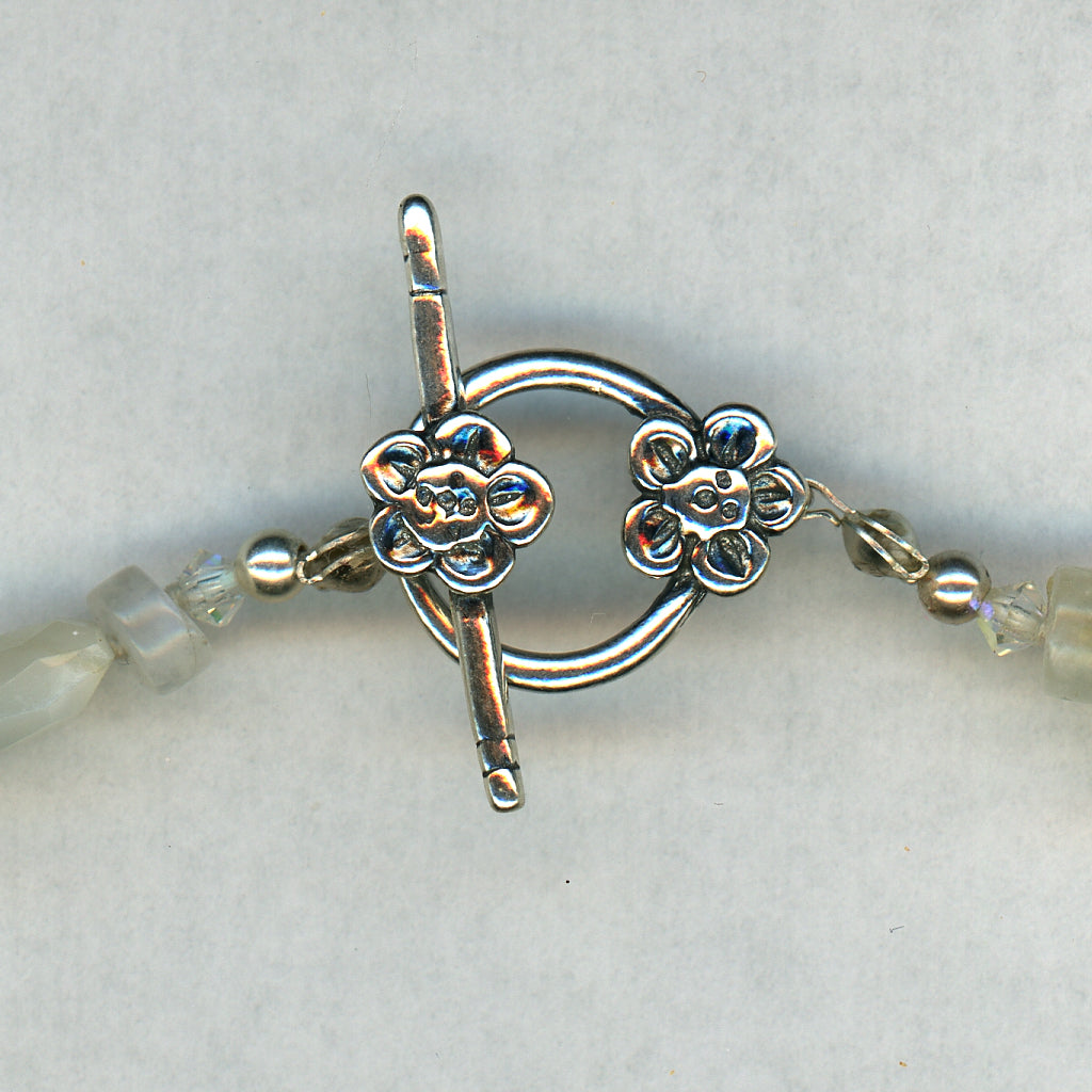 Rainbow Moonstone Necklace and Earring Set